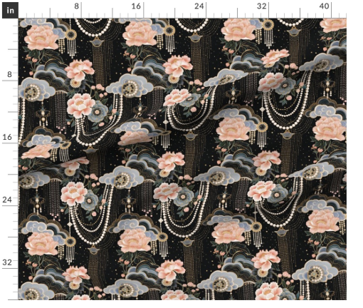 Thumbnail: Pearl Arcade 3 in Onyx by Marta Rusin yard etc