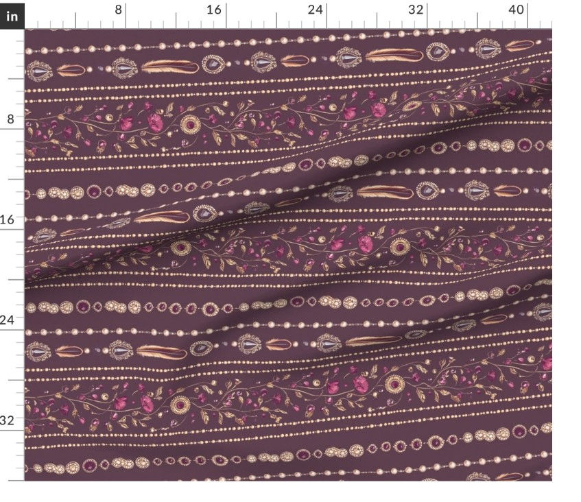 Thumbnail: Atelier Ornament 2 in Purple by Marta Rusin yard etc