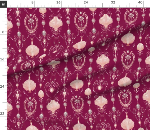 Thumbnail: Shell Nouveau 6 Damson by Marta Rusin yard etc