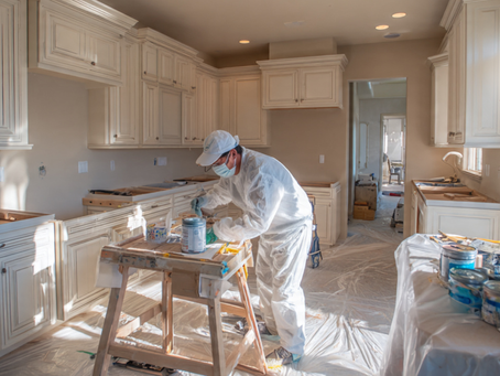Cabinet painting in San Diego