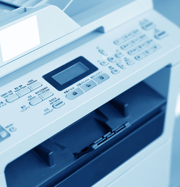 Office Printer Closeup