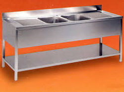 double bowel sink with drawers