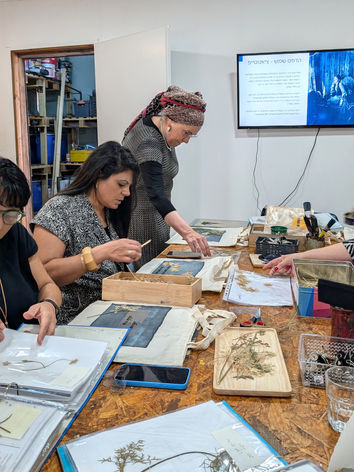 סדנת הדפס שמש לארגון בתחום החינוך