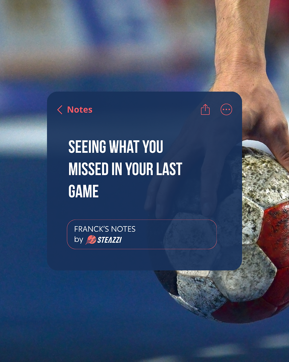 Analyze your handball match with Steazzi
