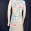 Thumbnail: 1960s Blue and White Liberty Circle Minidress, S/M