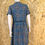 Thumbnail: 1950s Abstract Print Belted Dress, large