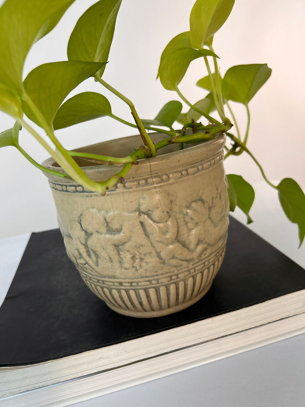 Thumbnail: Antique, Early 1900s, Weller Pottery Jardiniere Planter