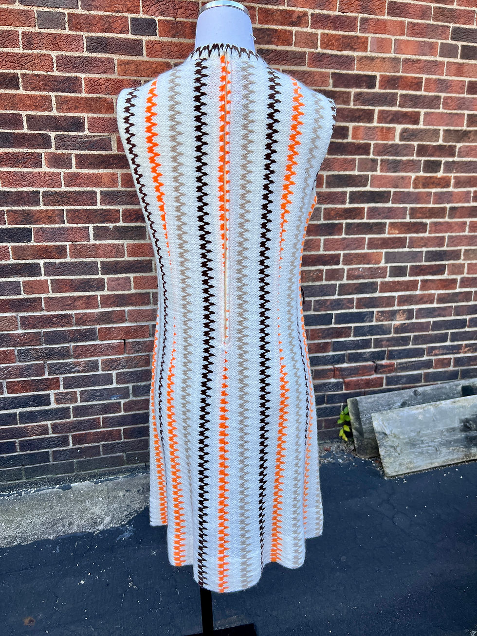 Thumbnail: 1960s Two Piece Knit Dress and Jacket, Large