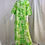 Thumbnail: Vintage 1970s Hawaiian Inspired Maxi Dress in Neon Green Bamboo Print 
