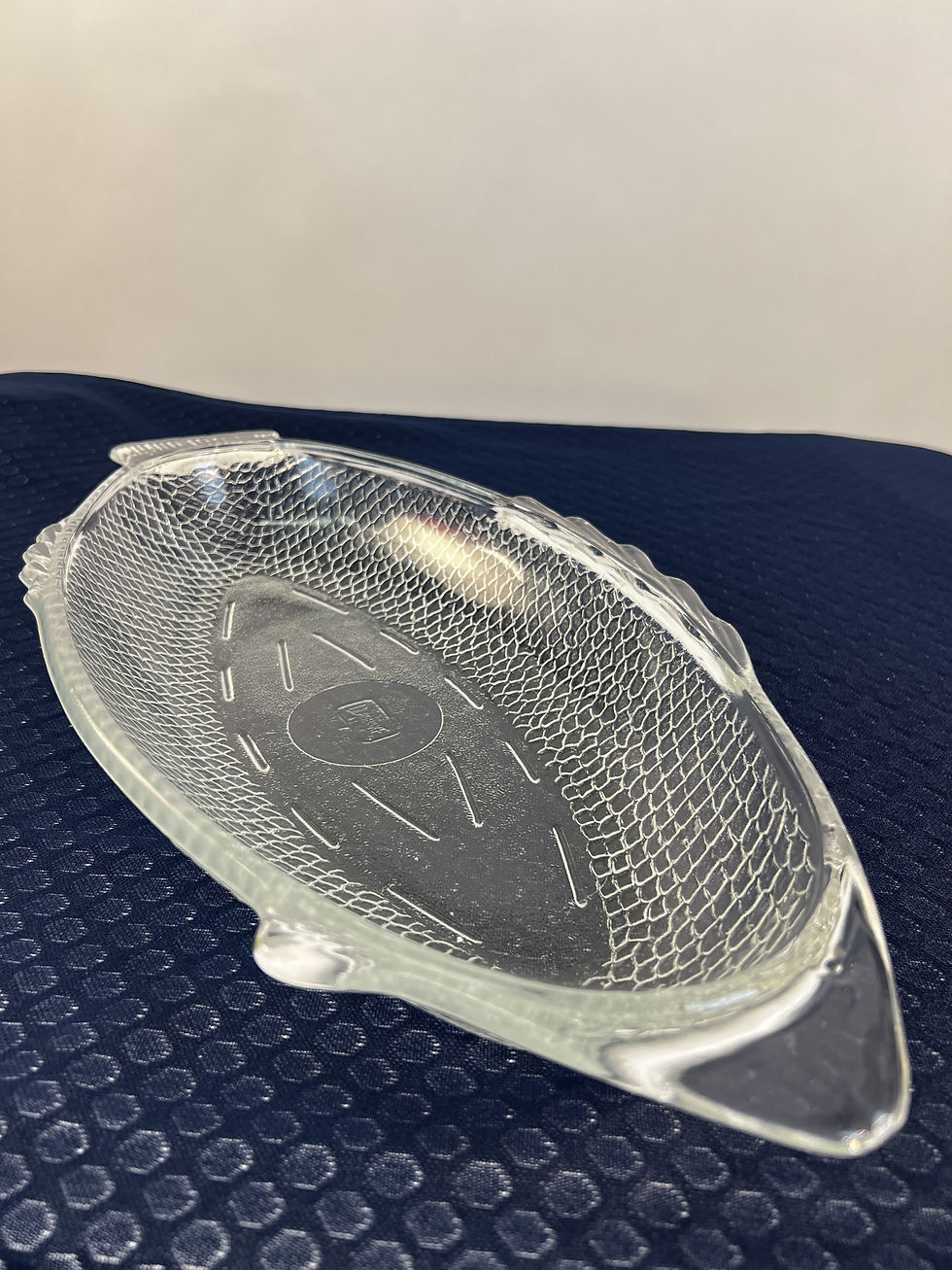 Thumbnail: Glass Fish Dish - Vintage Glasbake Serving Dish, Oven Ware