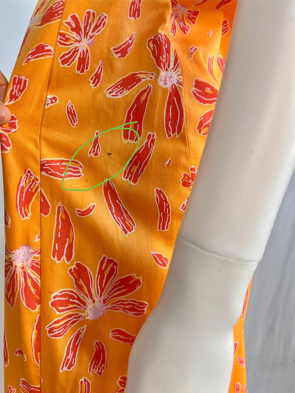 Thumbnail: Orange and Pink Pop Art Daisy Lilly Pulitzer Maxi Dress