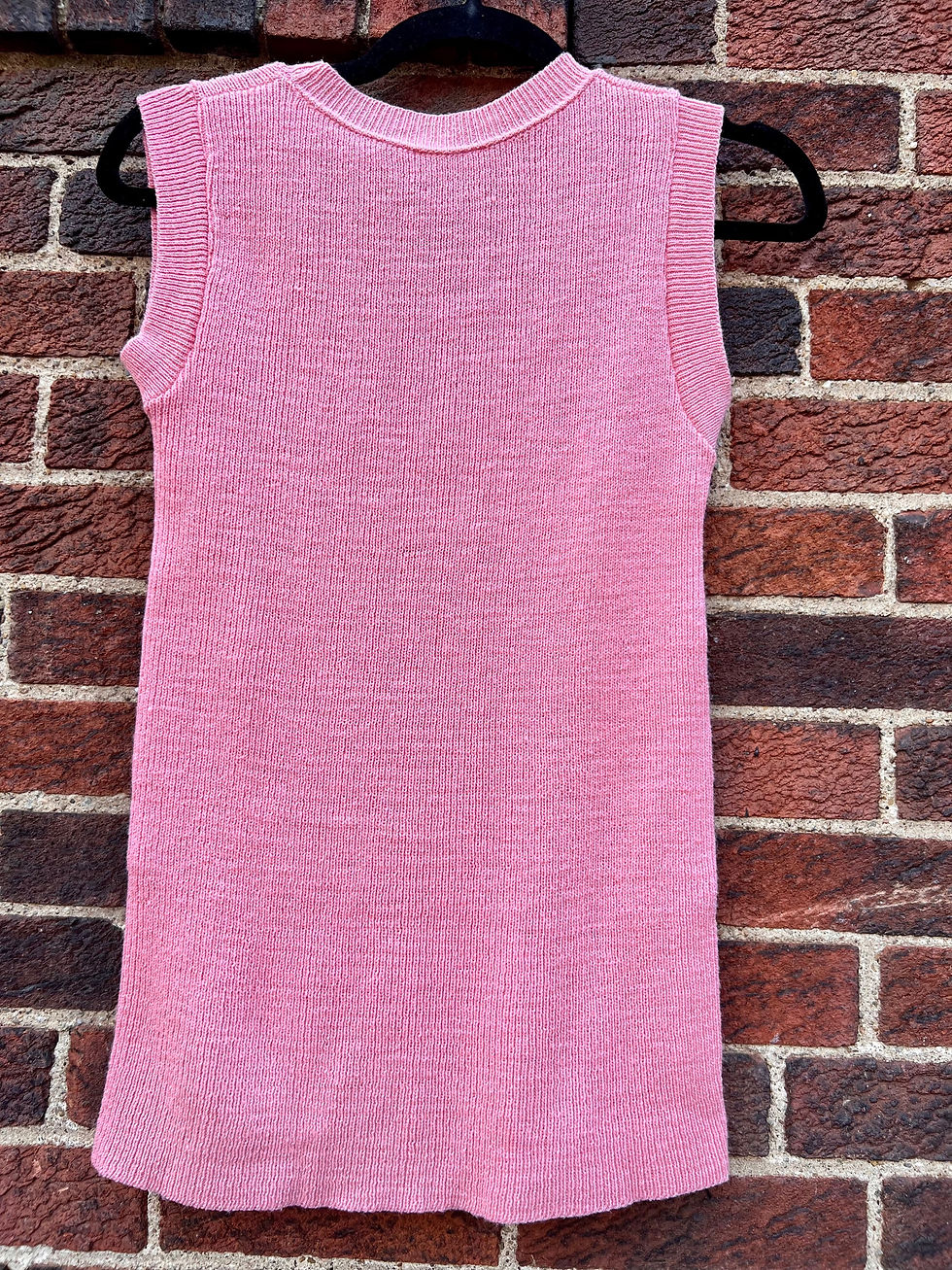 Thumbnail: 1970s knit top / vest - XS-S-M