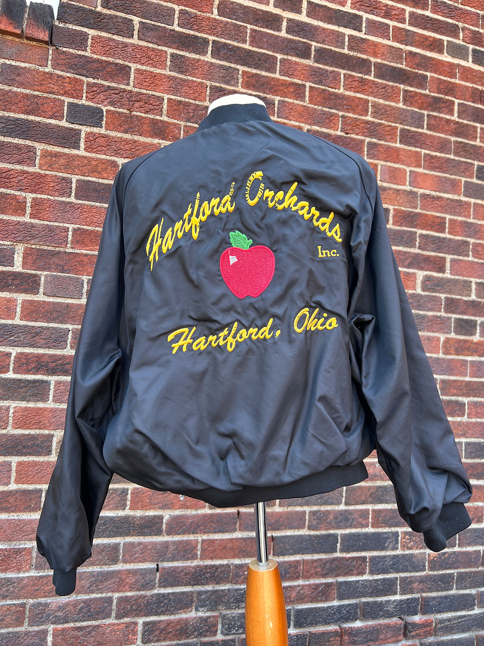 Thumbnail: 1980s Embroidered Sporty Windbreaker Jacket, Hartford Orchards