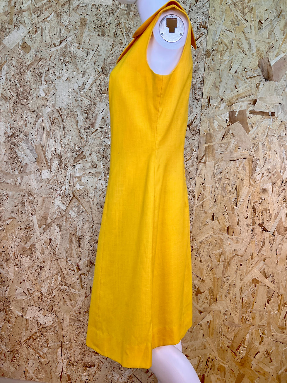Thumbnail: 1960s Yellow Mini Dress, medium
