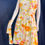 Thumbnail: 1960s Liberty Circle Cotton Floral Dress with Bold Pink and Orange Florals, L