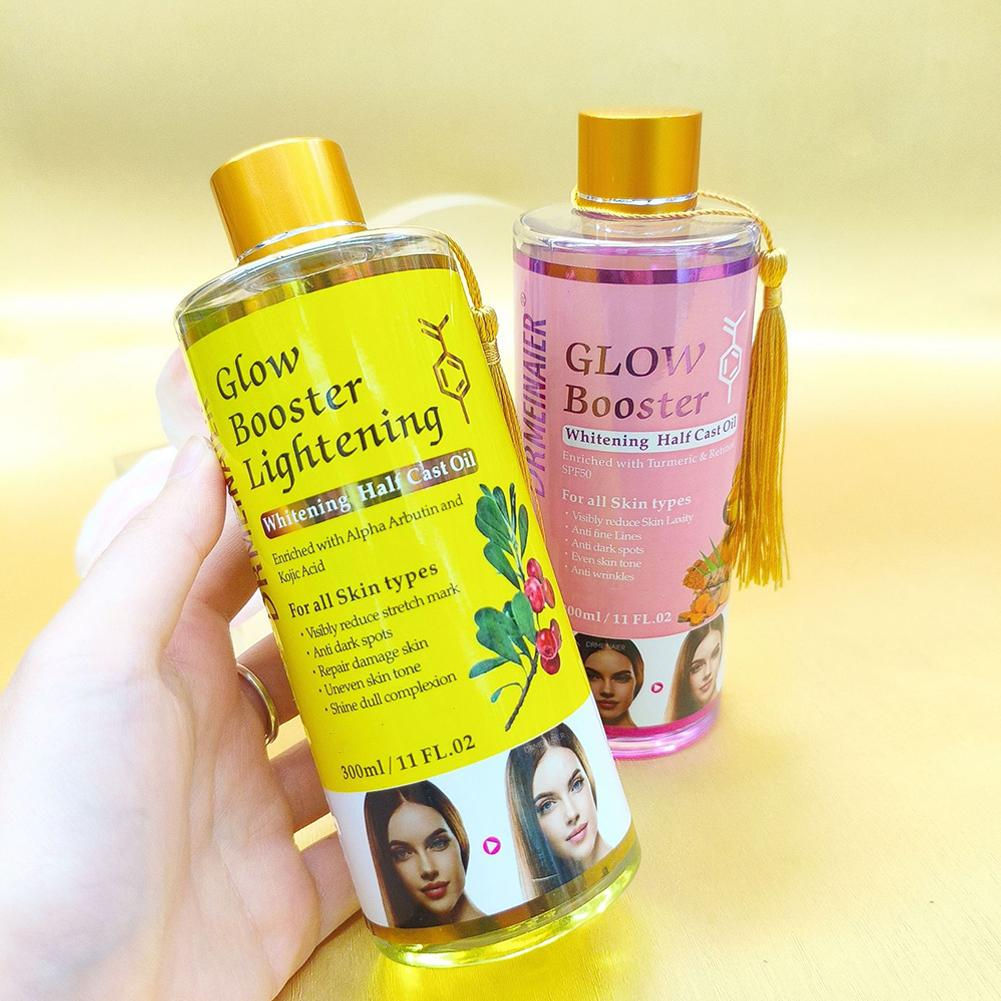 Alpha Arbutin Kojic Acid Lightening Serum Glow Booster Cast Oil And Turmeric And