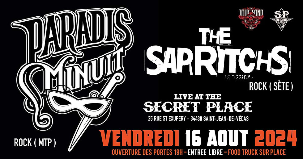 La TAF & BOOMERANG présentent PARADIS MINUIT + SAPRITCHS