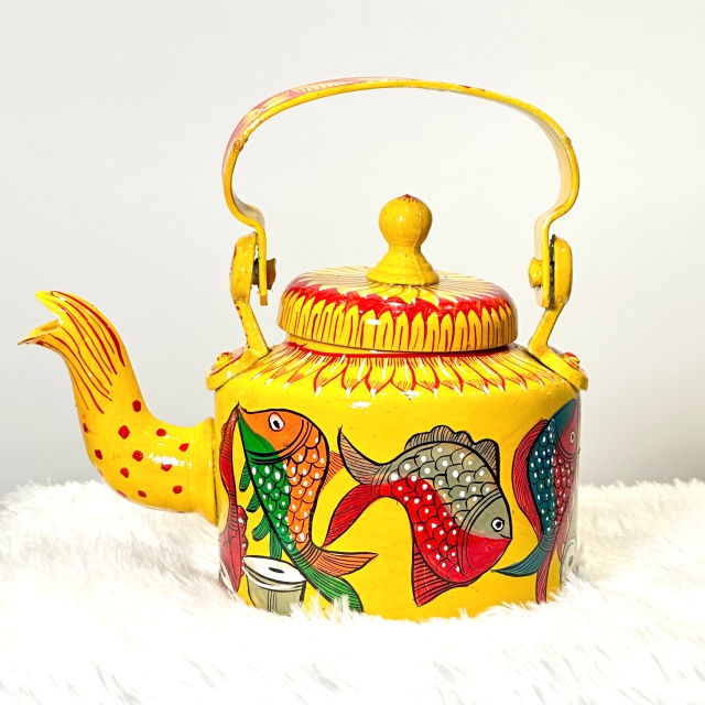 Pattachitra Art Tea Kettle