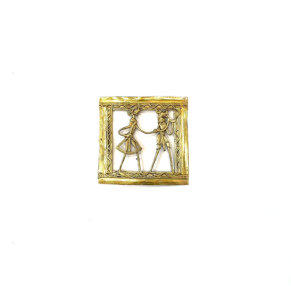 Thumbnail: Dhokra Art Wall Hanging | Brass