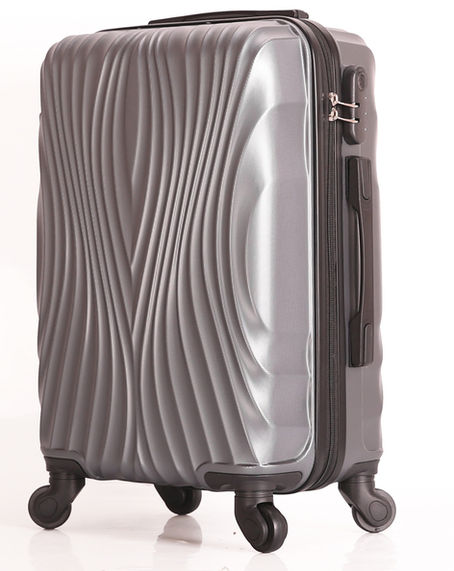 PC Suitcase with single wheels iron trolley #1820