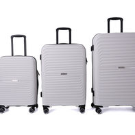PP Suitcase with double wheels iron+Aluminium trolley #PP-01