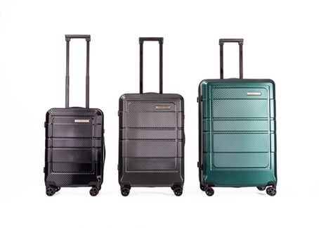 ABS+PC Suitcase with double wheels iron+Aluminium trolley #2433