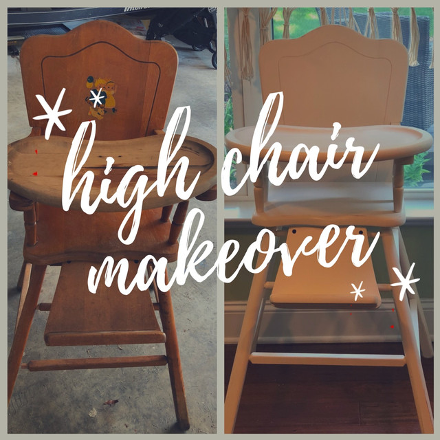 Vintage High Chair Makeover