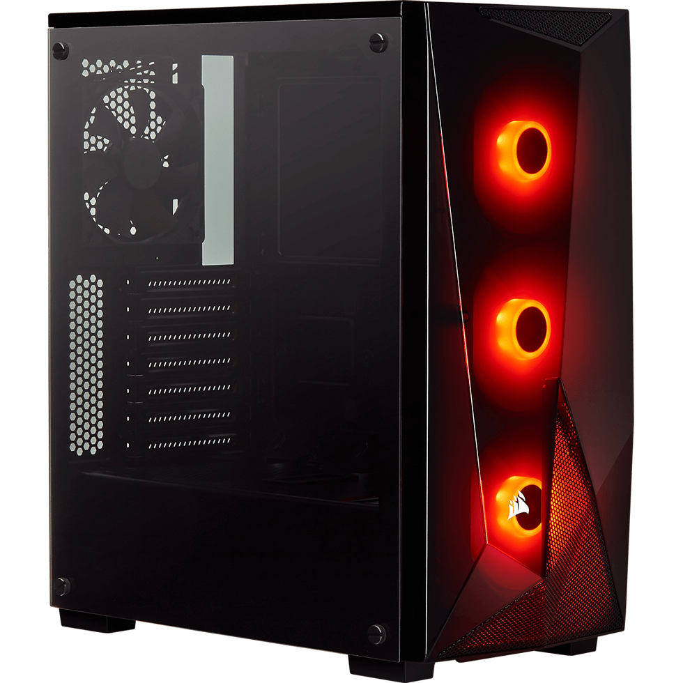 Gabinete Gamer Corsair Carbide Series Spec Delta RGB Mid-Tower 3 Fans Vidro Temp