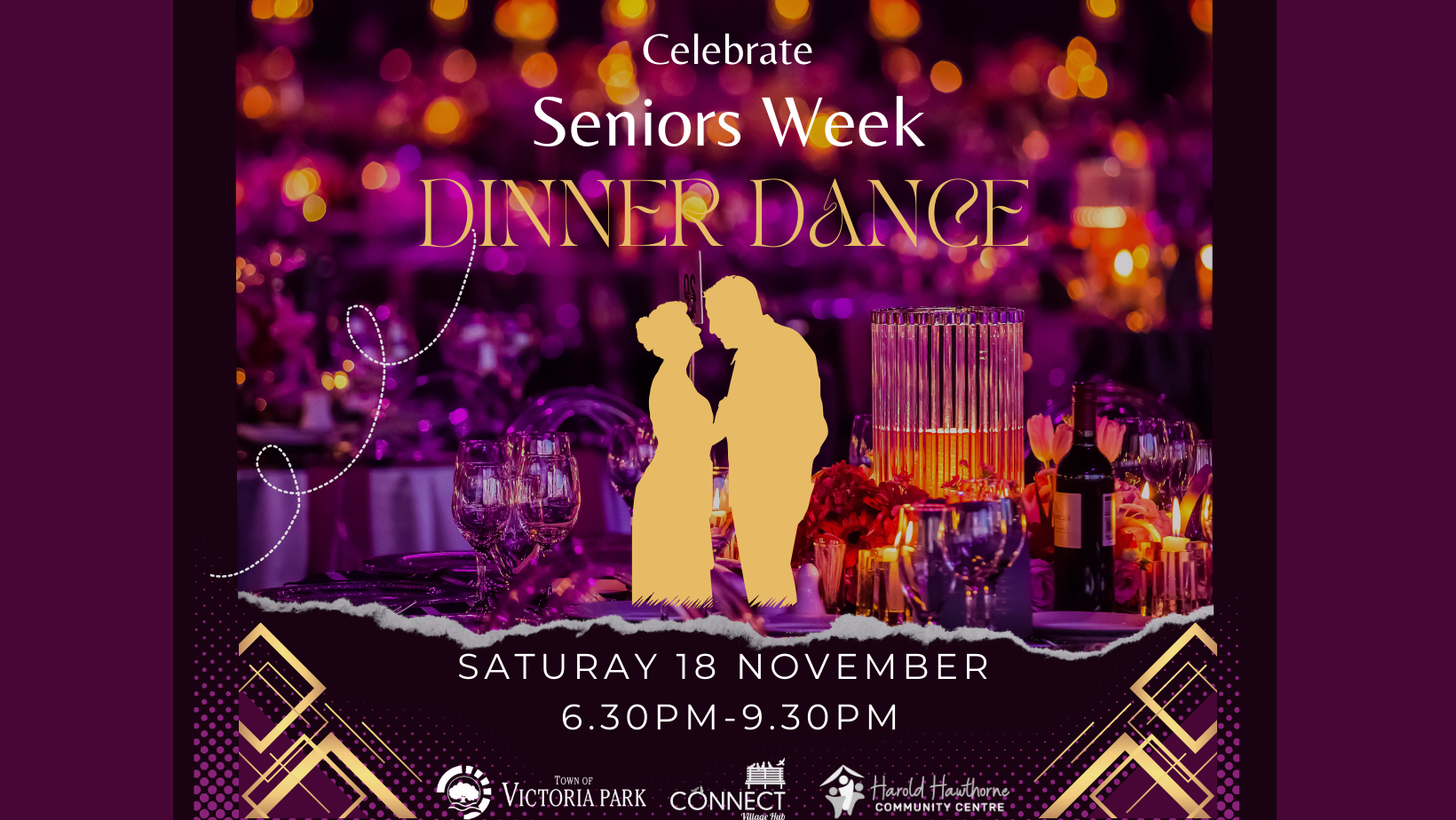 Seniors Week Dinner Dance Connect Vic Park