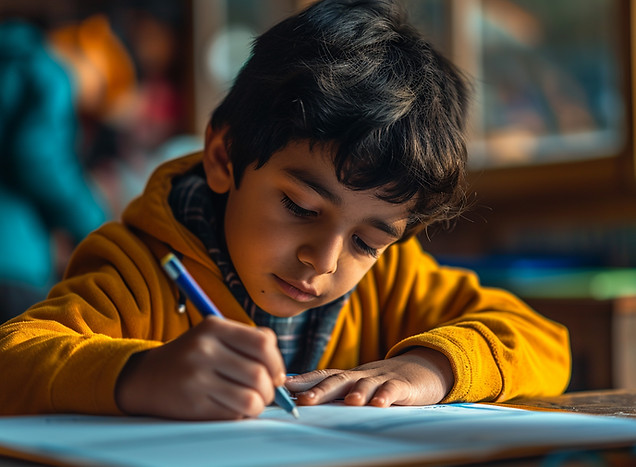 young-boy-writing-piece-paper-table.jpg