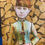 Thumbnail: Ginkgo Woman Embellished print on wooden panel