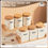 Thumbnail: 3pcs 800ml Ceramic Canister Set