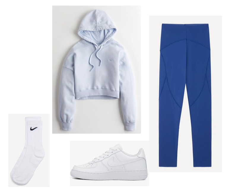 leggings with nike socks