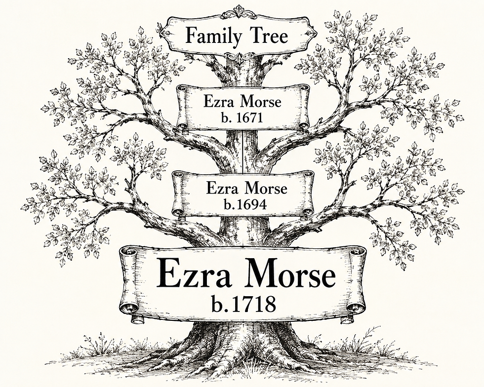Another Ezra Morse (b. 1718) & Anna White