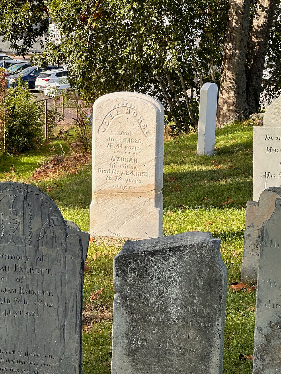 Azubah & Joel Morse Colonial Americans
