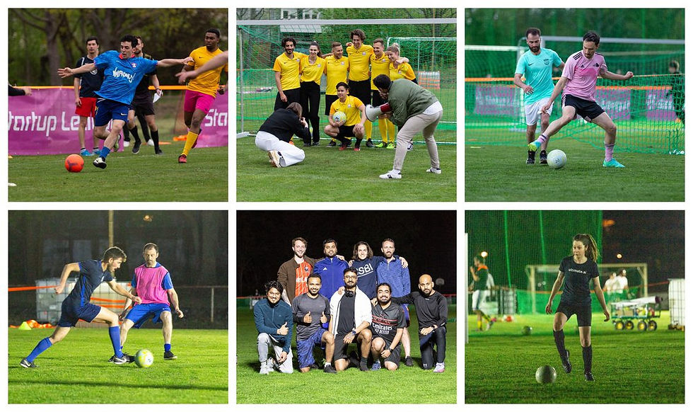 Football, Beach volleyball indoors, fun, teams, play, sand, Berlin, Startup League