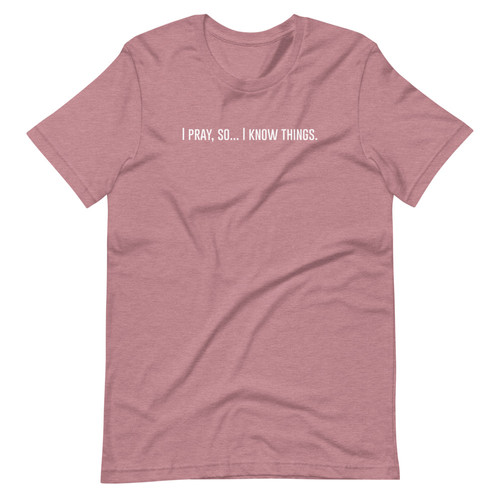 I Pray t-shirt | Torace Solomon Min. I Pray t-shirt | Torace Solomon Min.