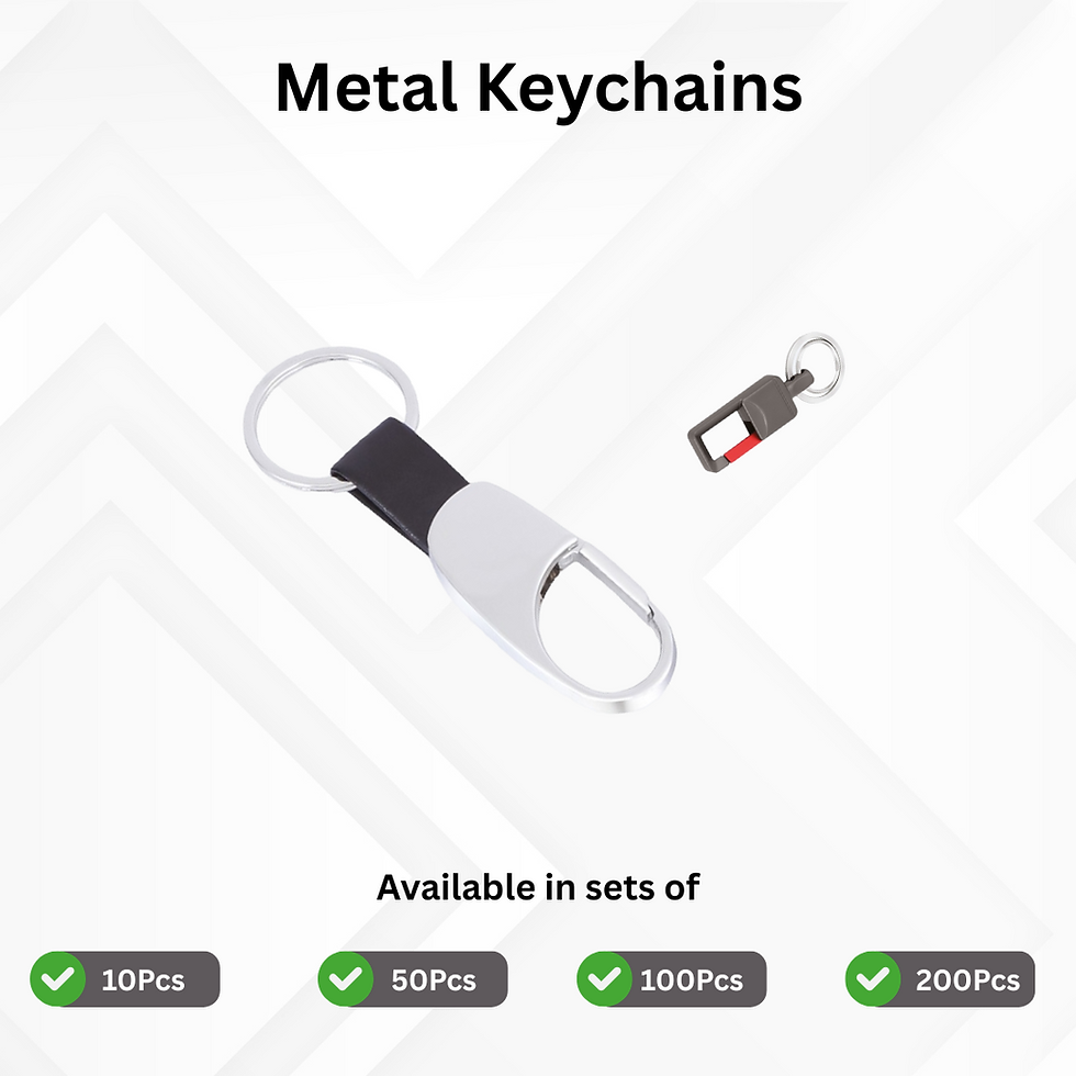 Close-up of a personalized keychain with engraved initials