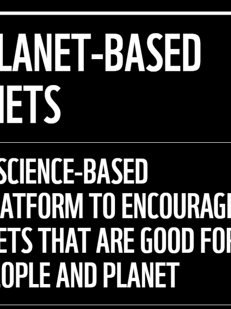 Planet-based diets