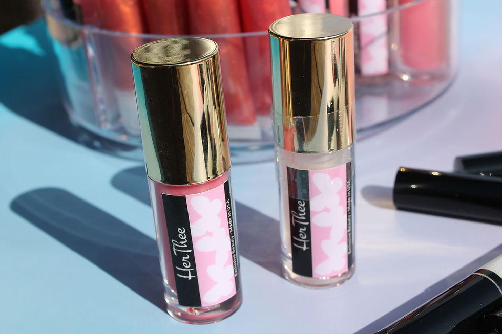 Thumbnail: 60 piece lip gloss and mascara carousel
