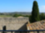 Vue depuis le haut du mas.