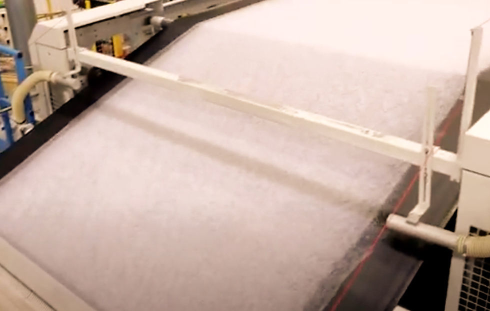 What is the 'needle punch' process?
