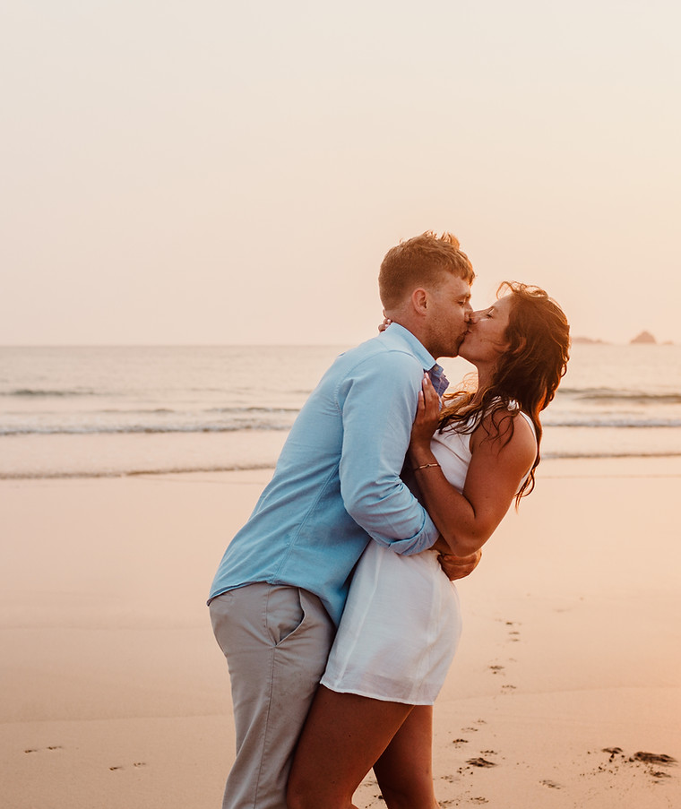Engagement photography Cornwall