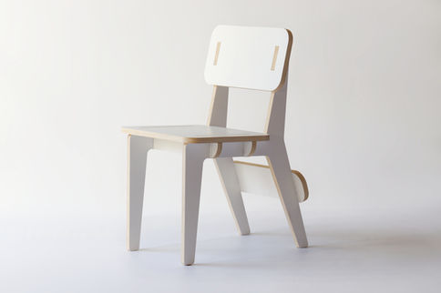 Flat pack chair n1 by Mark Beccaloni