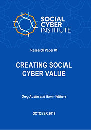 Cover of research paper on social cyber value