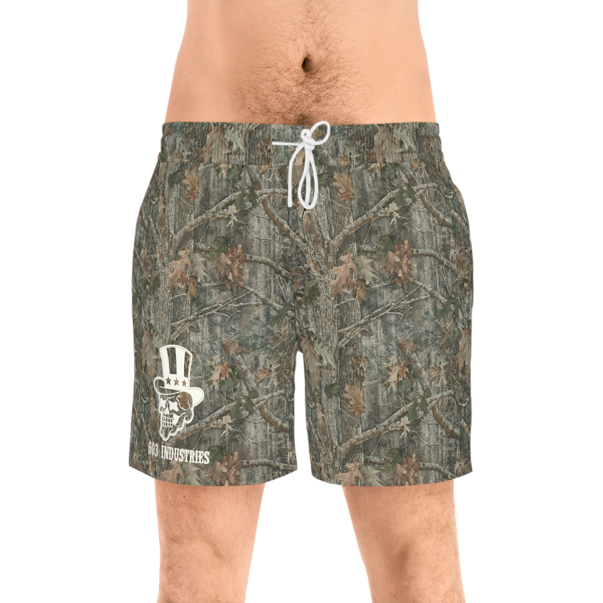 CAMO LOGO MENS BATHING SUIT