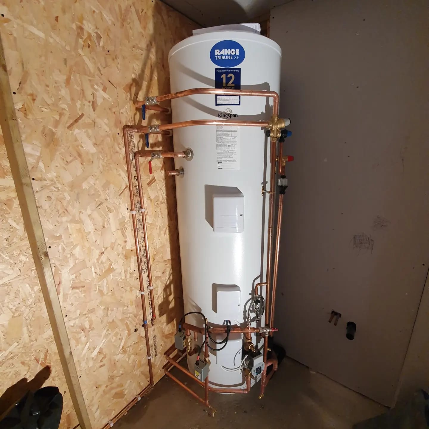 Unvented Cylinder plumbing