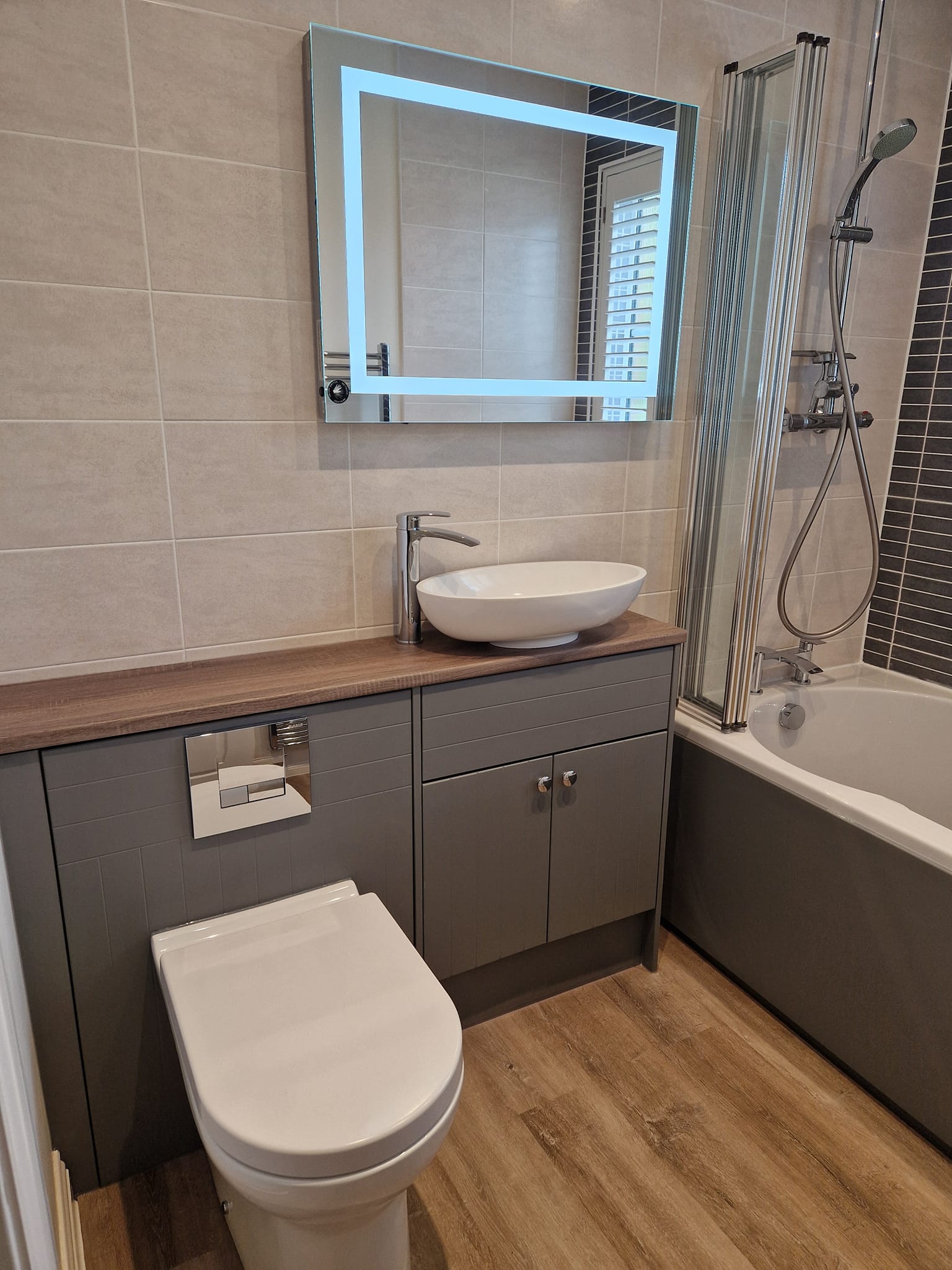 Modern bathroom installation