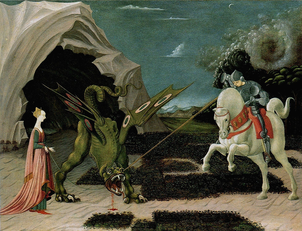 Paolo Uccello's St. George and the Dragon (c. 1470)