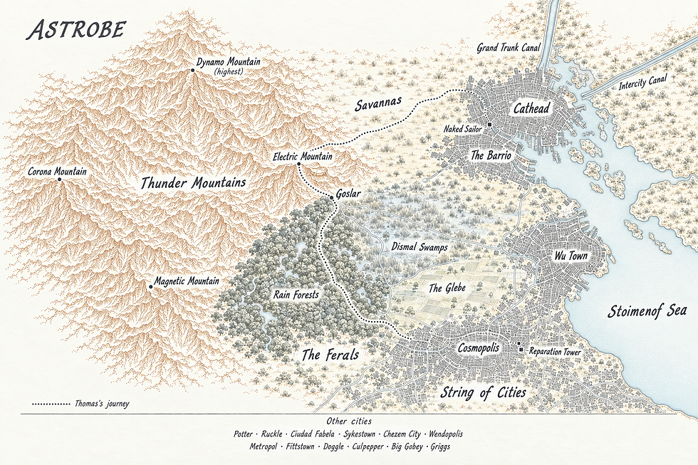 An imperfect attempt at a map
